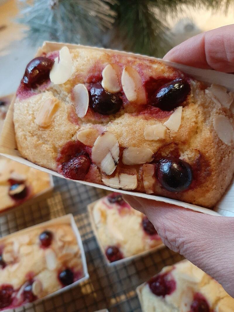 Cherry and Almond Loaves x 6